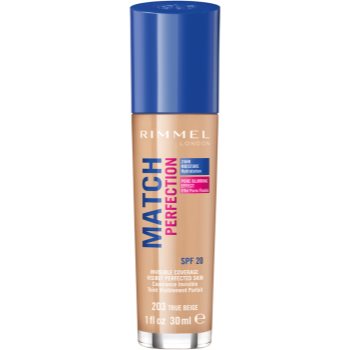 Rimmel Match Perfection fond de ten lichid  SPF 20 - imagine 2